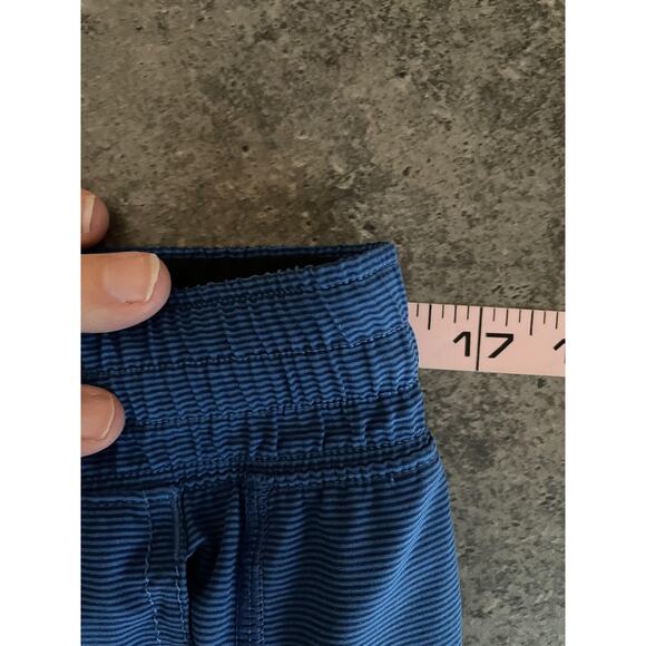 Lululemon Mens Shorts Large Striped‎ Athletic 9 Inch Linerless Drawstring Pocket - Picture 6 of 11